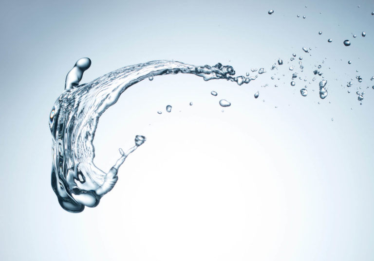 Splash of clean water