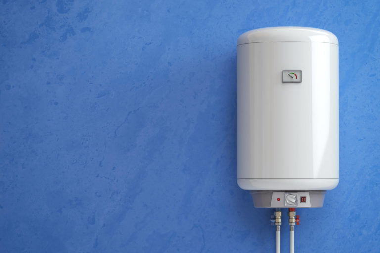 electric boiler water heater on the blue wall 2021 08 26 16 57 04 utc